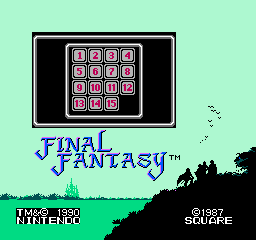 final fantasy nes tile game