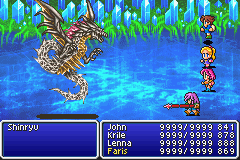 final fantasy v boss shinryu