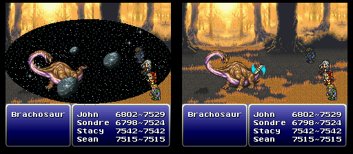 final fantasy vi dinosaur forest