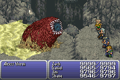 final fantasy vi advance dragon's den abyss worm