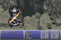 final fantasy vi advance dragon's den dark behemoth