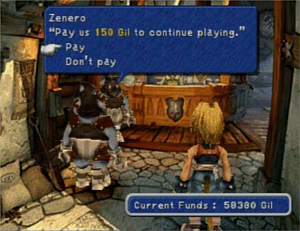 final fantasy IX nero brothers gambiling