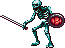 castlevania bloodlines enemy armed skeleton