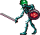 castlevania bloodlines enemy armed skeleton