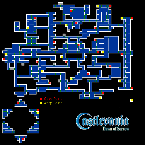 dawn of sorrow map