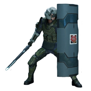 final fantasy vii remake enemy riot trooper